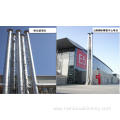 Stainless steel chimney for exhibition hall